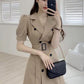 Classic Luxe Trench Dress