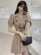 Classic Luxe Trench Dress