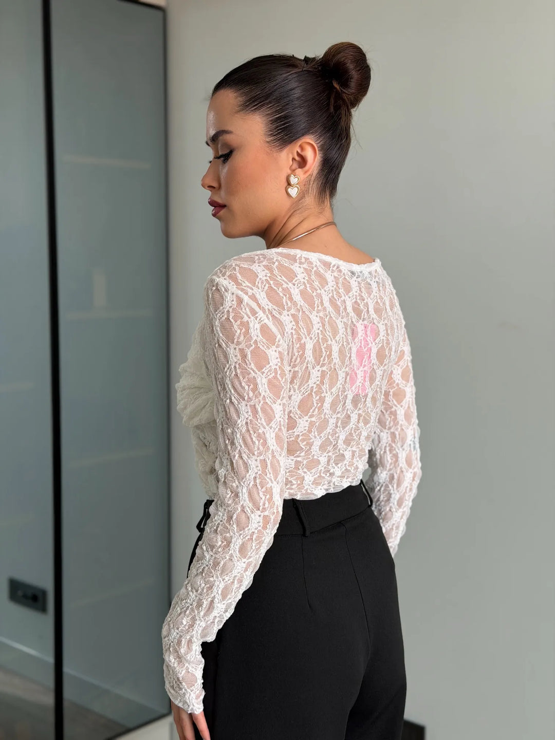 Aveline Drape Lace Top
