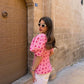 Pink Polka Dot Affair Top