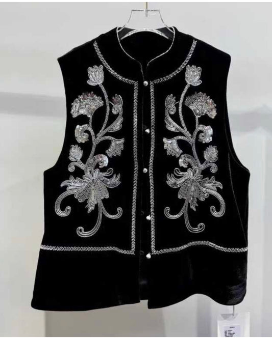 Shahi Ada Velvet Luxe Jacket