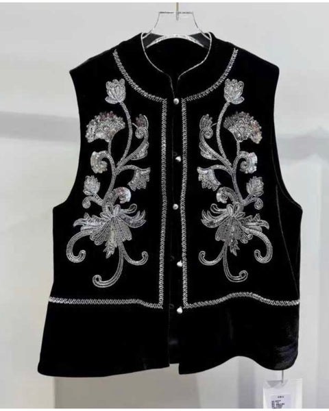 Shahi Ada Velvet Luxe Jacket