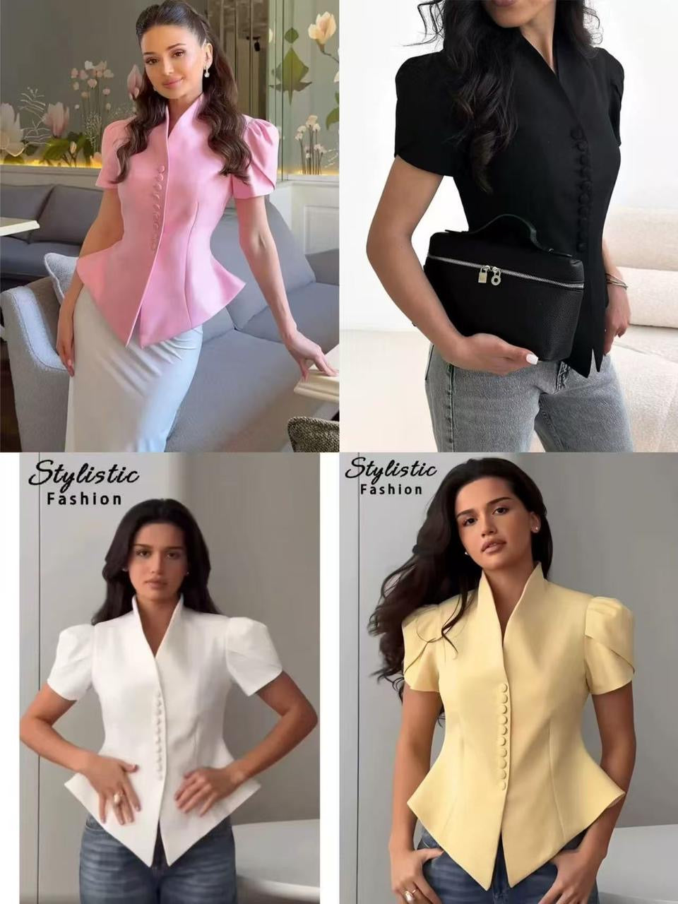 Zyva Luxe Peplum Top