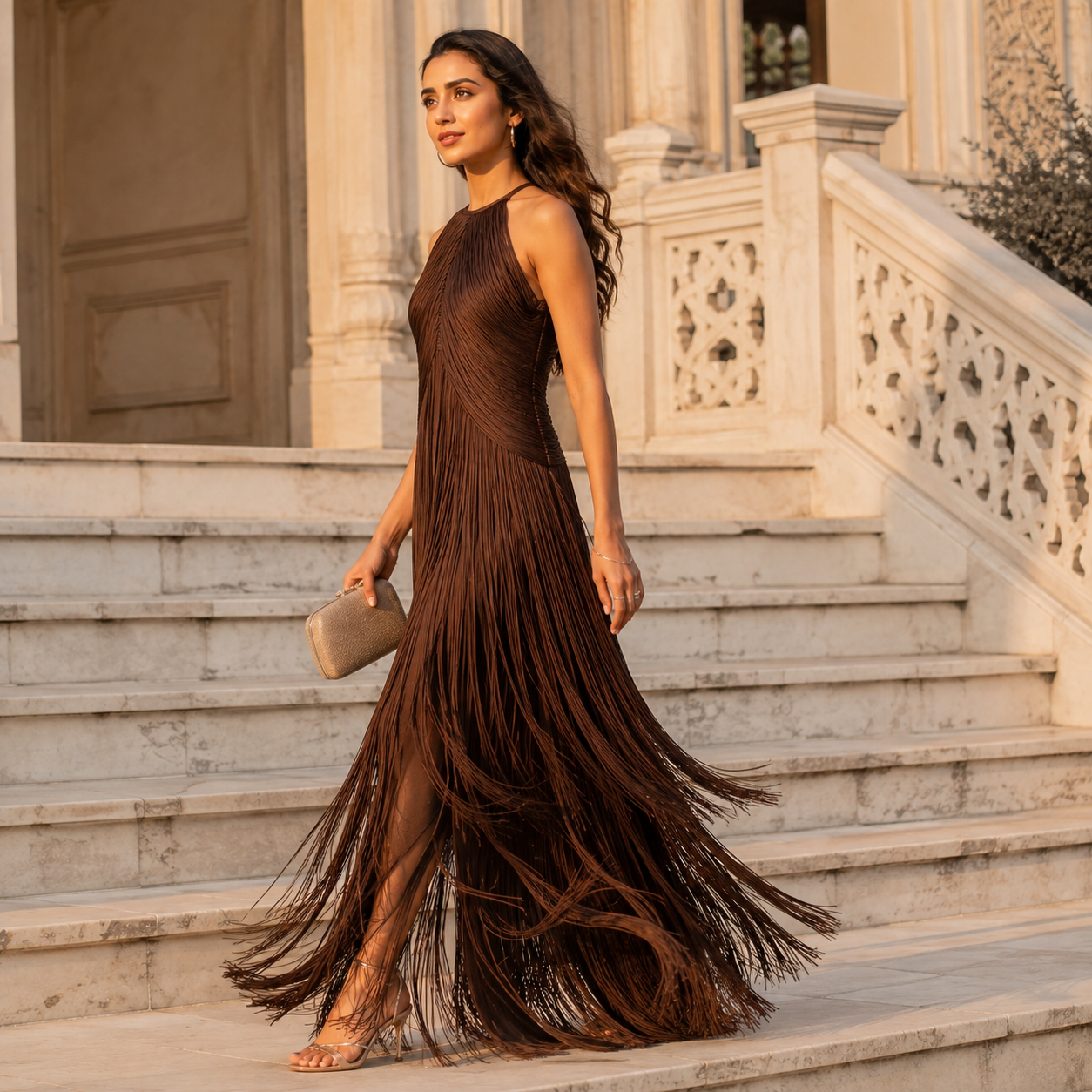 Avenya Fringe Dress