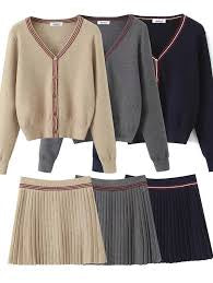 Soft Neutral Skirt Set