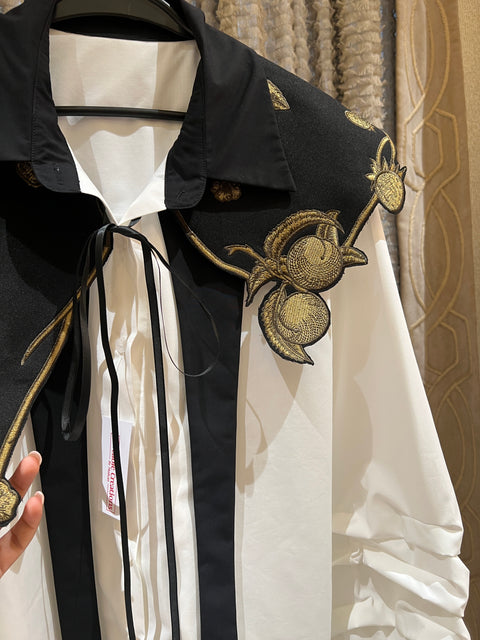Golden Bloom Luxe Shirt