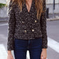 Enzo Luxe Tweed Blazer