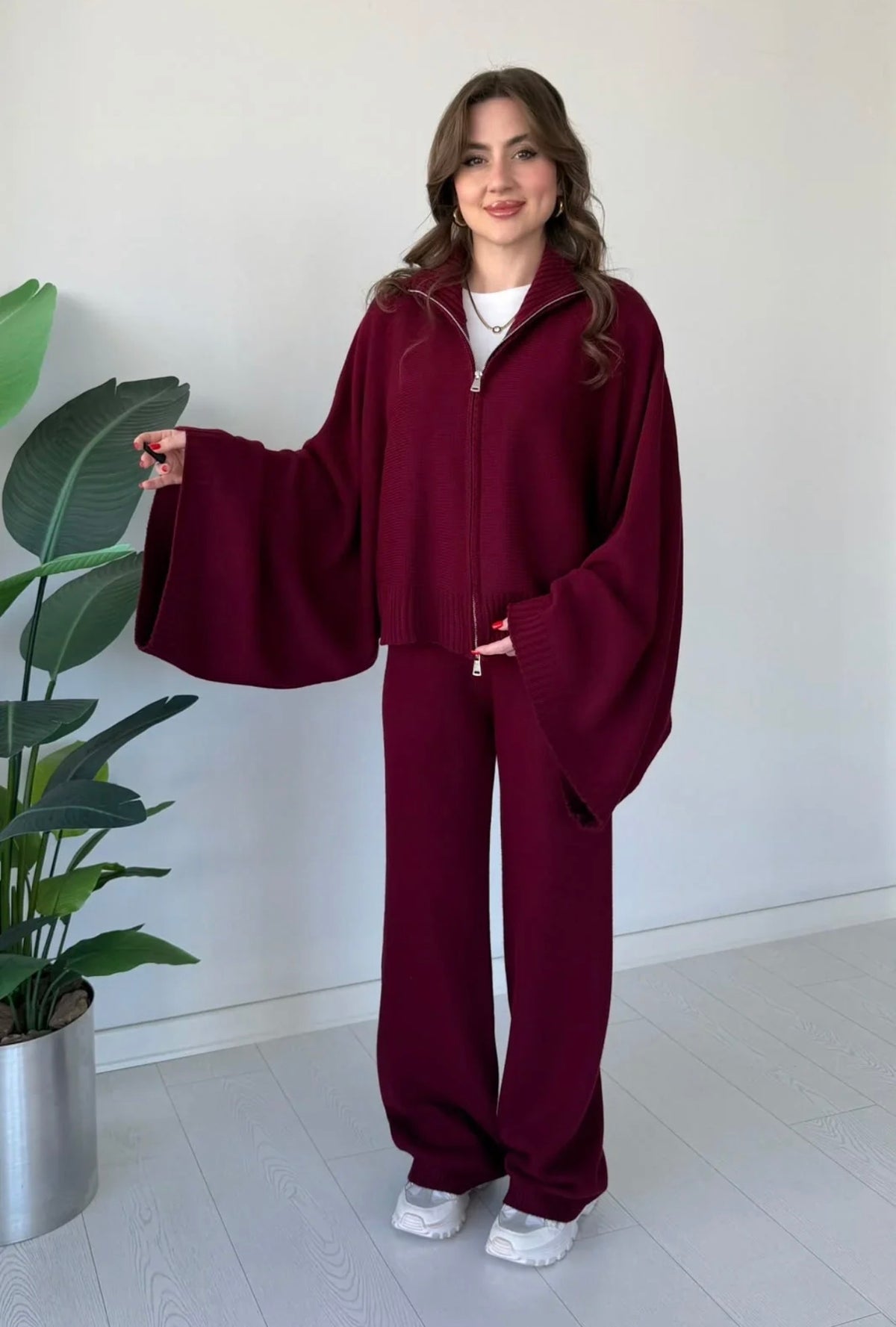 Kiana Drape knit cordset