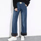 Denim Fleece Pants