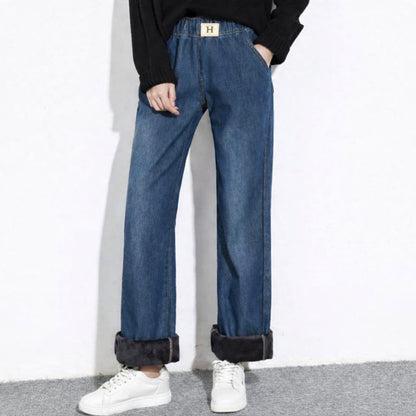 Denim Fleece Pants