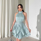Aurora Ruffle Mini Dress