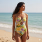 Palm Mirage Cutout Swimwear