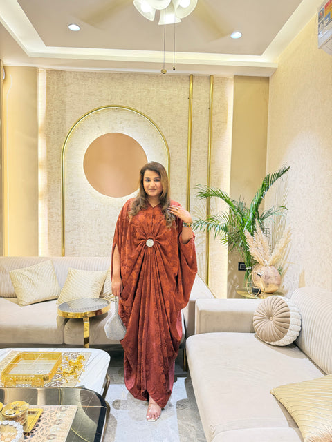 Zafraan Drape Kaftan