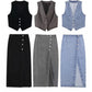 Saia Denim Skirt Set