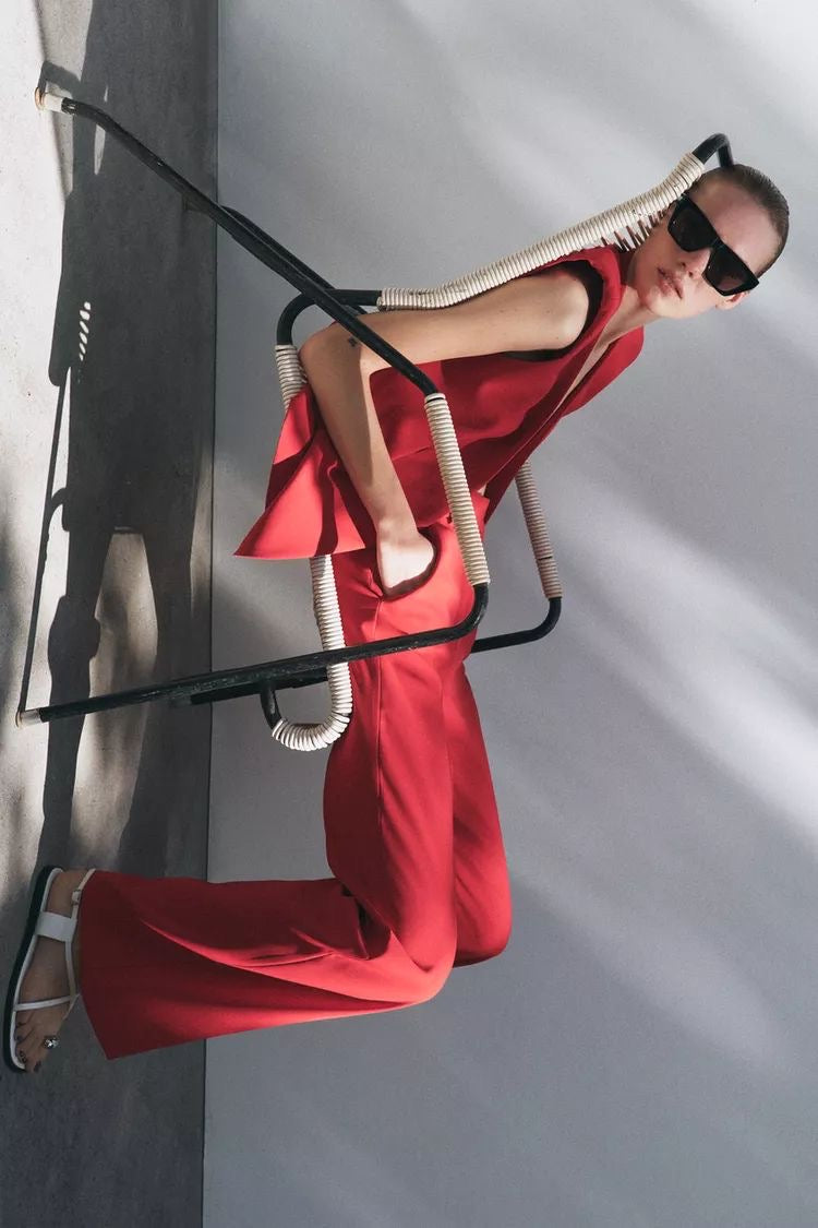 Alala Red Blazer Pant Set