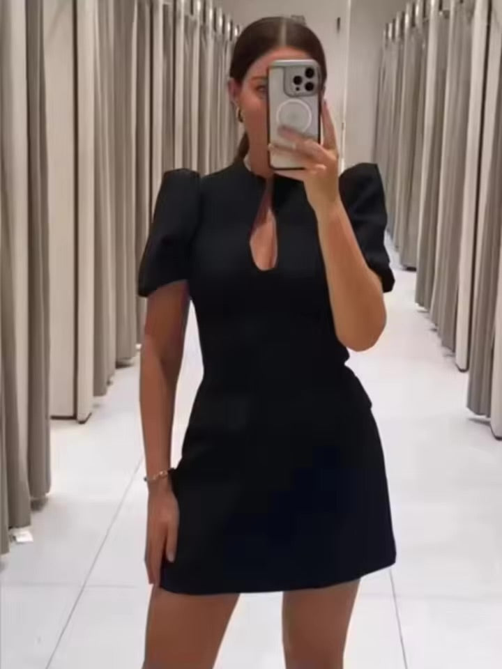 Chica Puff Sleeves Dress