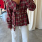 Riana Studded Denim Bluose