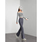 Niona Luxe High Waist Flare Pants
