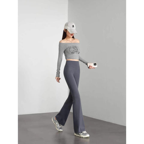Niona Luxe High Waist Flare Pants