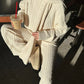 Velour Three Pc Luxe Knit cords set