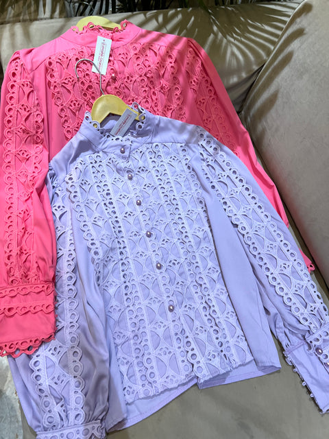 Rafia Lace Top