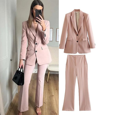 Spring Blazer Pant Set