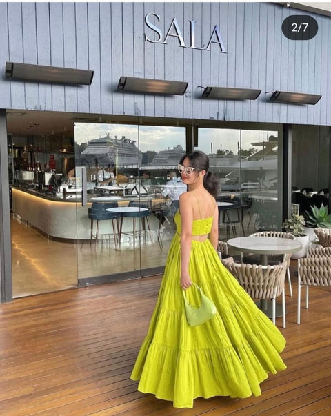 Lime Luxe Sundown Dress
