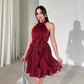 Aurora Ruffle Mini Dress