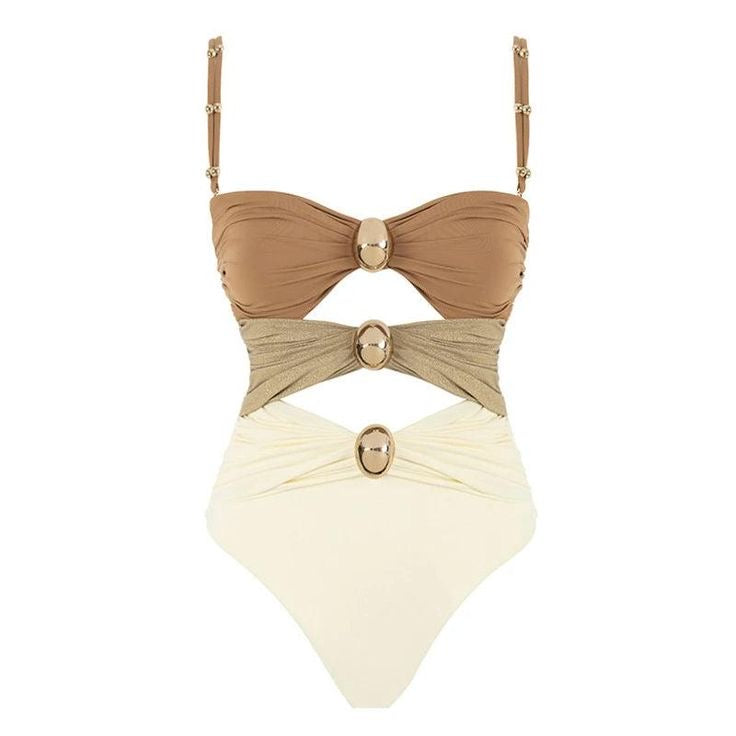 Haley Colorblock swimsuit set