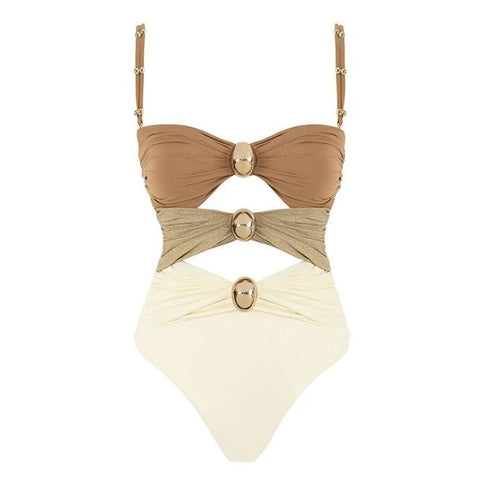 Haley Colorblock swimsuit set