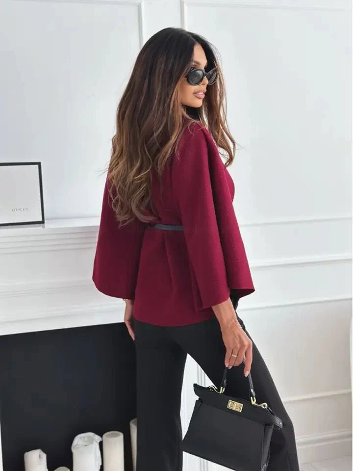 Vihana Cape With Belt