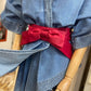 Denim Bow Bluose