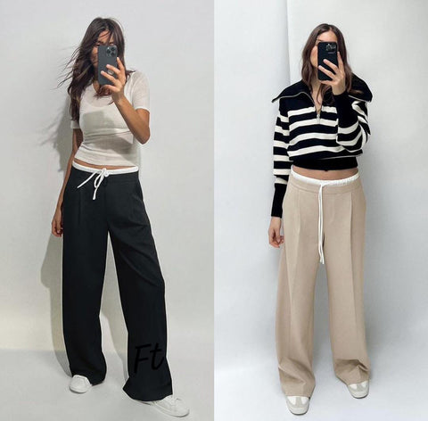 High waist pants
