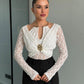 Aveline Drape Lace Top