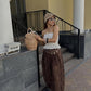 Lace Balloon Pants