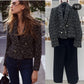 Enzo Luxe Tweed Blazer
