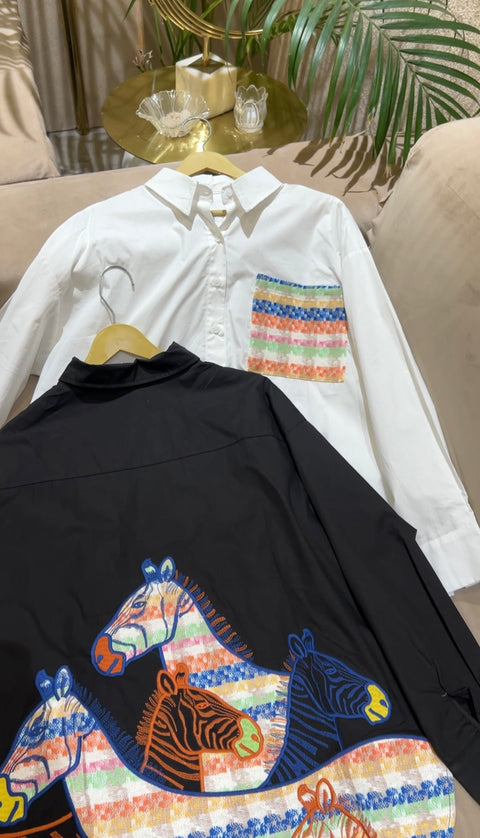 Zebra Muse Shirt