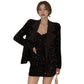 Starry Whisper Sequin Dress with blazer  Set