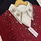 Starlume Pearl Knit Shirt Set