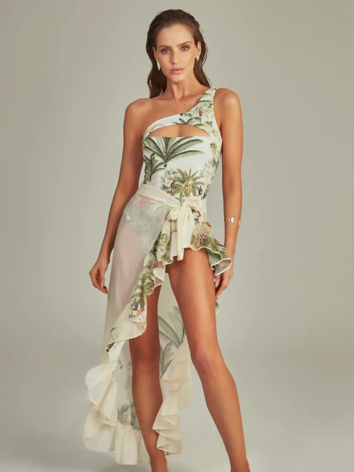 Palm Whisper Swimsuit Set