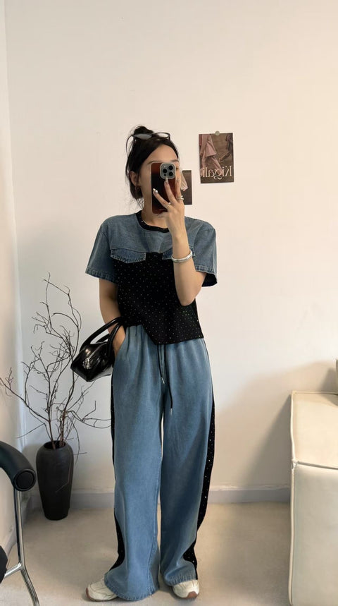 Jora Denim Rhinestone Coords