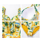 Lemon Ruffle Riviera Swimset