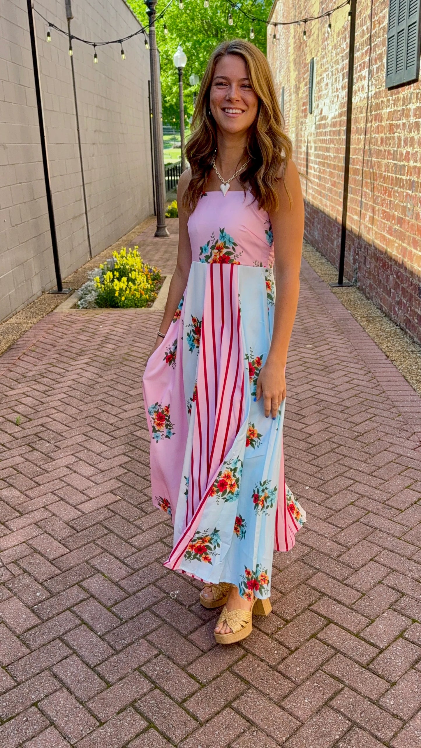 Garden Haze Maxi Dress