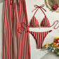 Vira Crochet Three Pc swimwear set