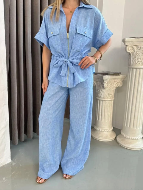 Hannah Linen Cords Set