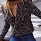 Enzo Luxe Tweed Blazer