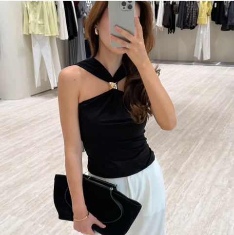 Selina Knot Top
