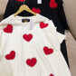 Heart Embellished Tshirt