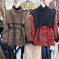 Ember Check Knit Coat