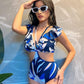 Blire Monokini With Sarong Set